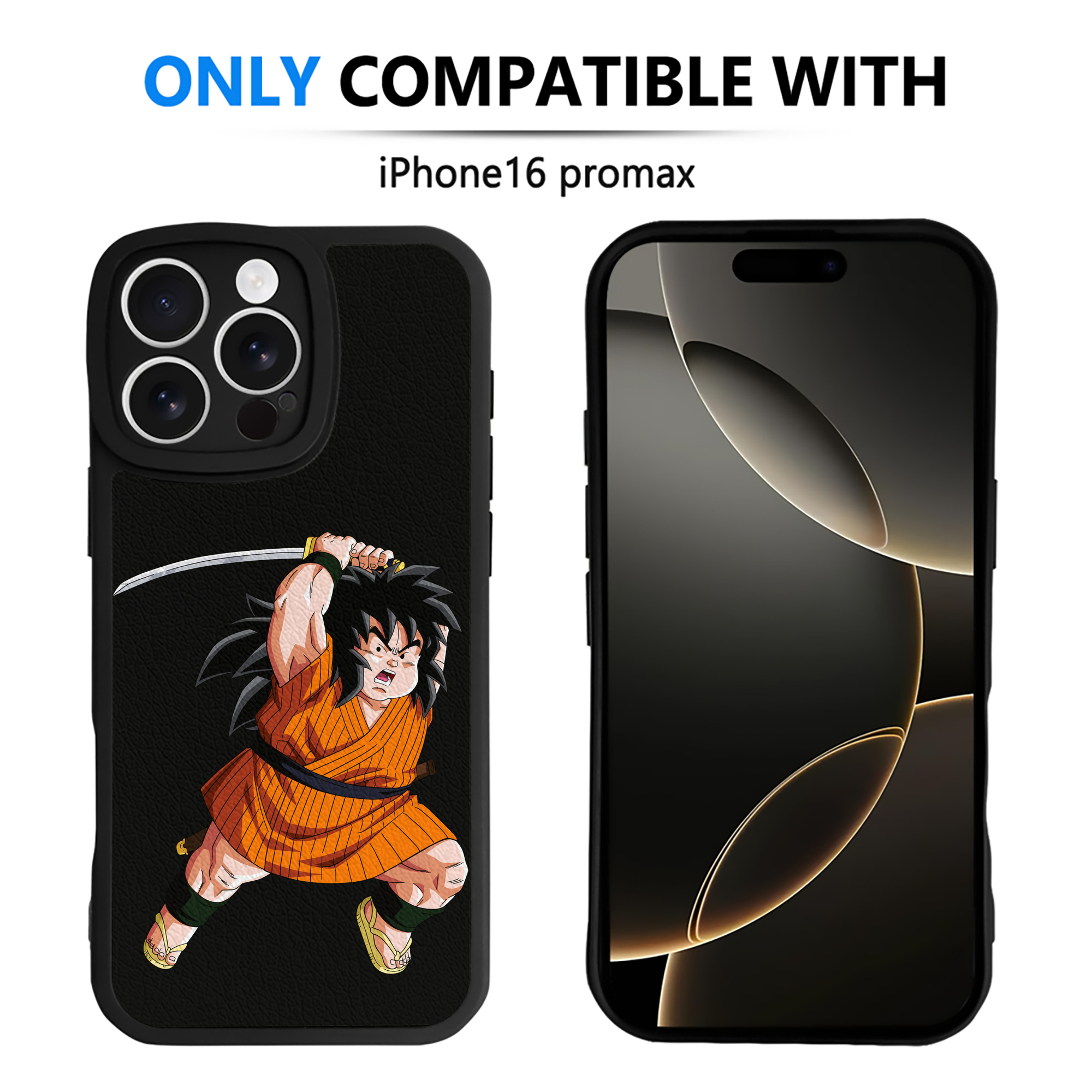 （画像用） ドラゴンボール やじろべえ DRAGON BALL Yajirobe 【iPhone 16シリーズ対応】シリコンスマホケース（レザー調） 材質：シリコン